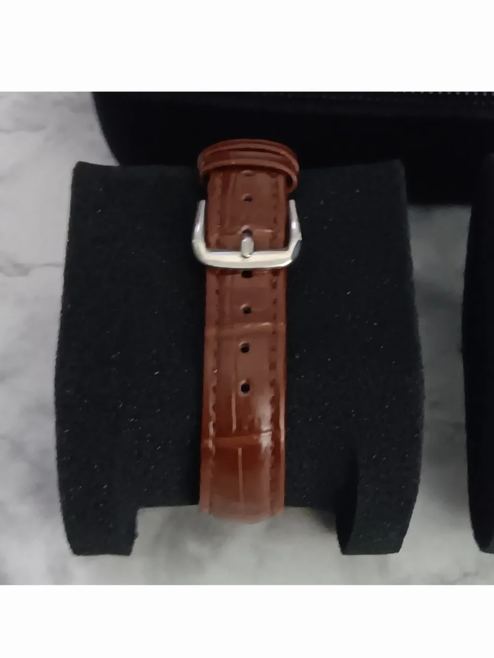 Vintage Elgin 19 Jewels Hand Wind Watch Running With 2 Slot Travel Case